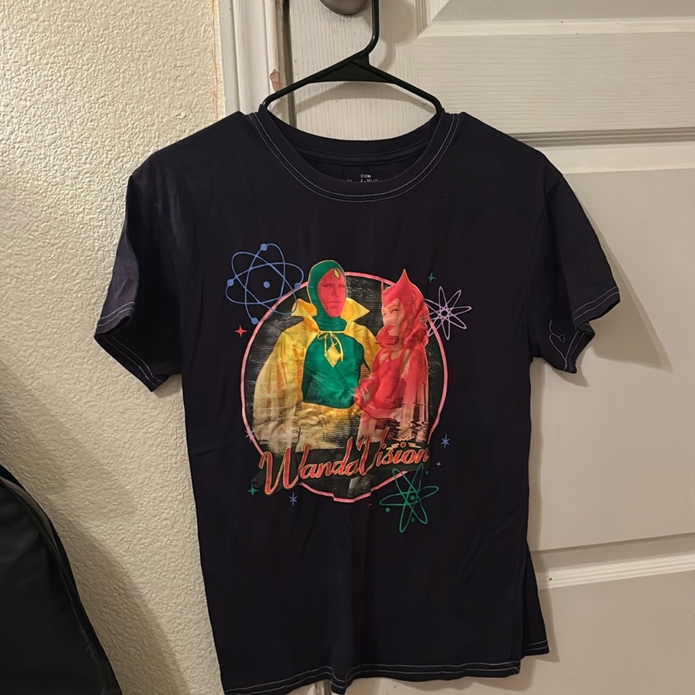 Size Medium Black Wanda Vision T-shirt